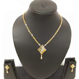 22Kt Gold Delicate Necklace Set BJ-N001
