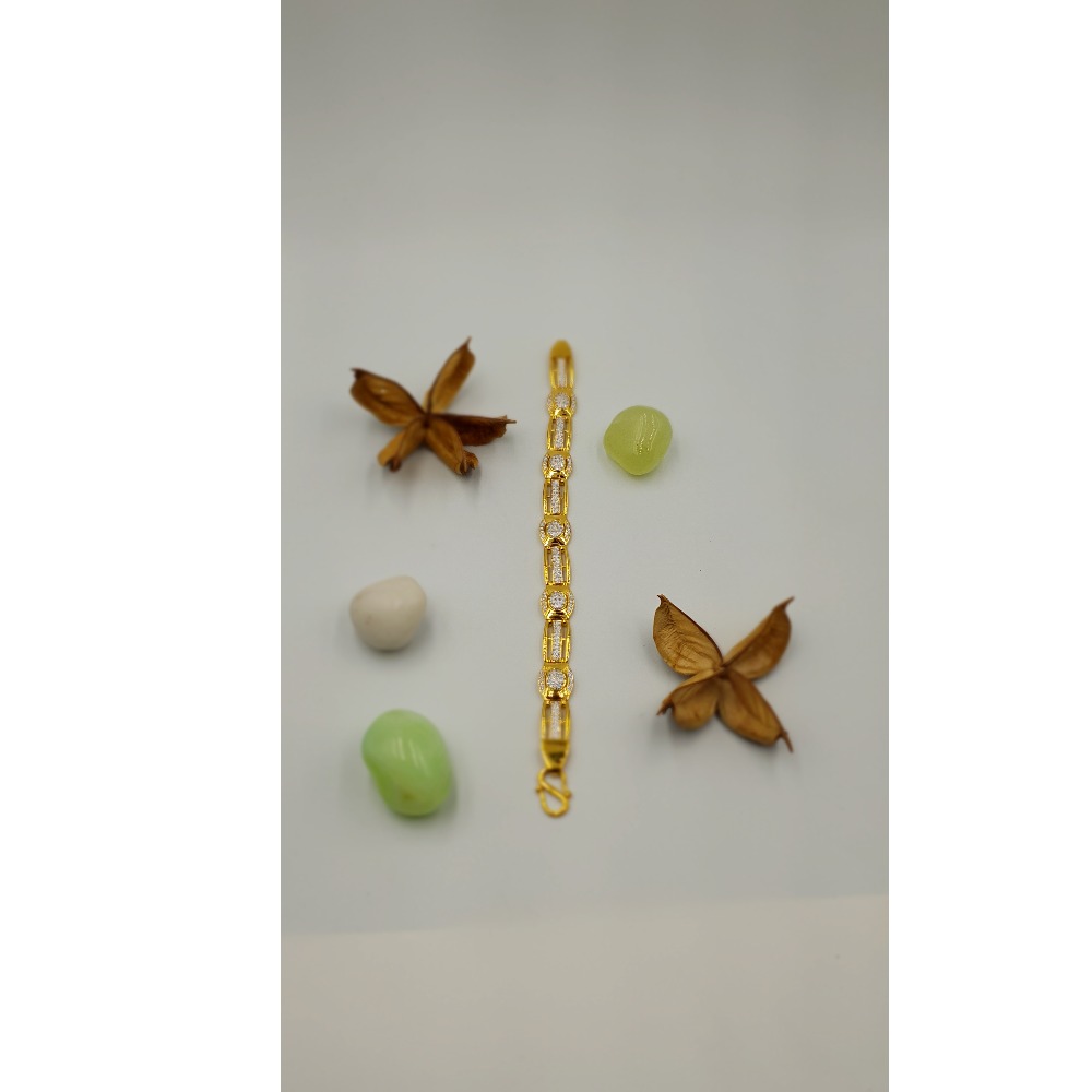 916 Yellow gold Gents Indian Attractive Lucky (Bracelet)