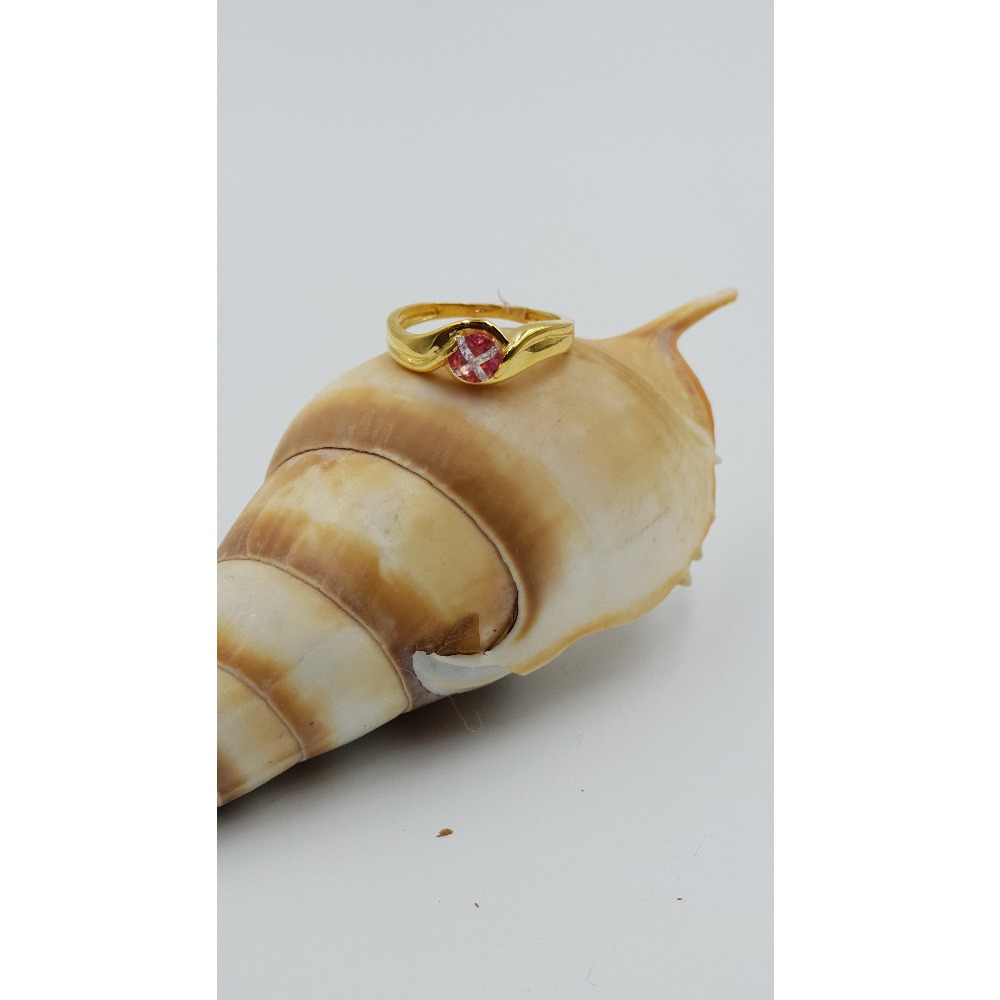 916 Gold Modern Stunning Ring