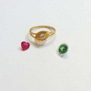22KT Gold Ladies Indian Fancy Ring
