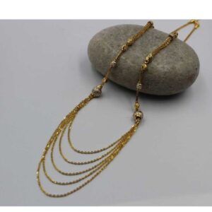22KT Yellow Gold Desinger Ladies Mala