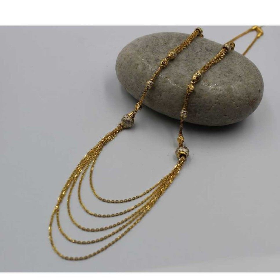 22KT Yellow Gold Desinger Ladies Mala