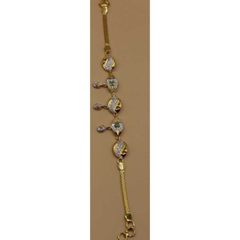 22KT Gold Ladies Indian Designer Bracelet - Image 5