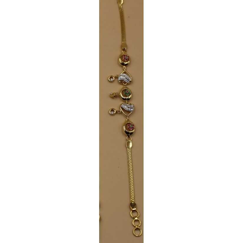 22KT Gold Ladies Indian Designer Bracelet - Image 4