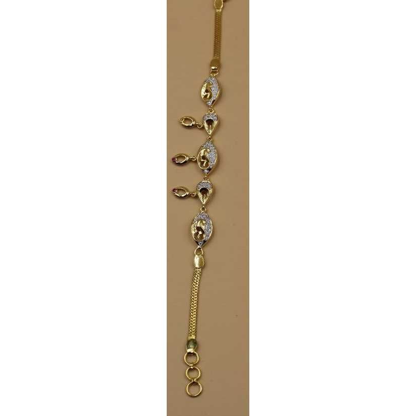 22KT Gold Ladies Indian Designer Bracelet - Image 2