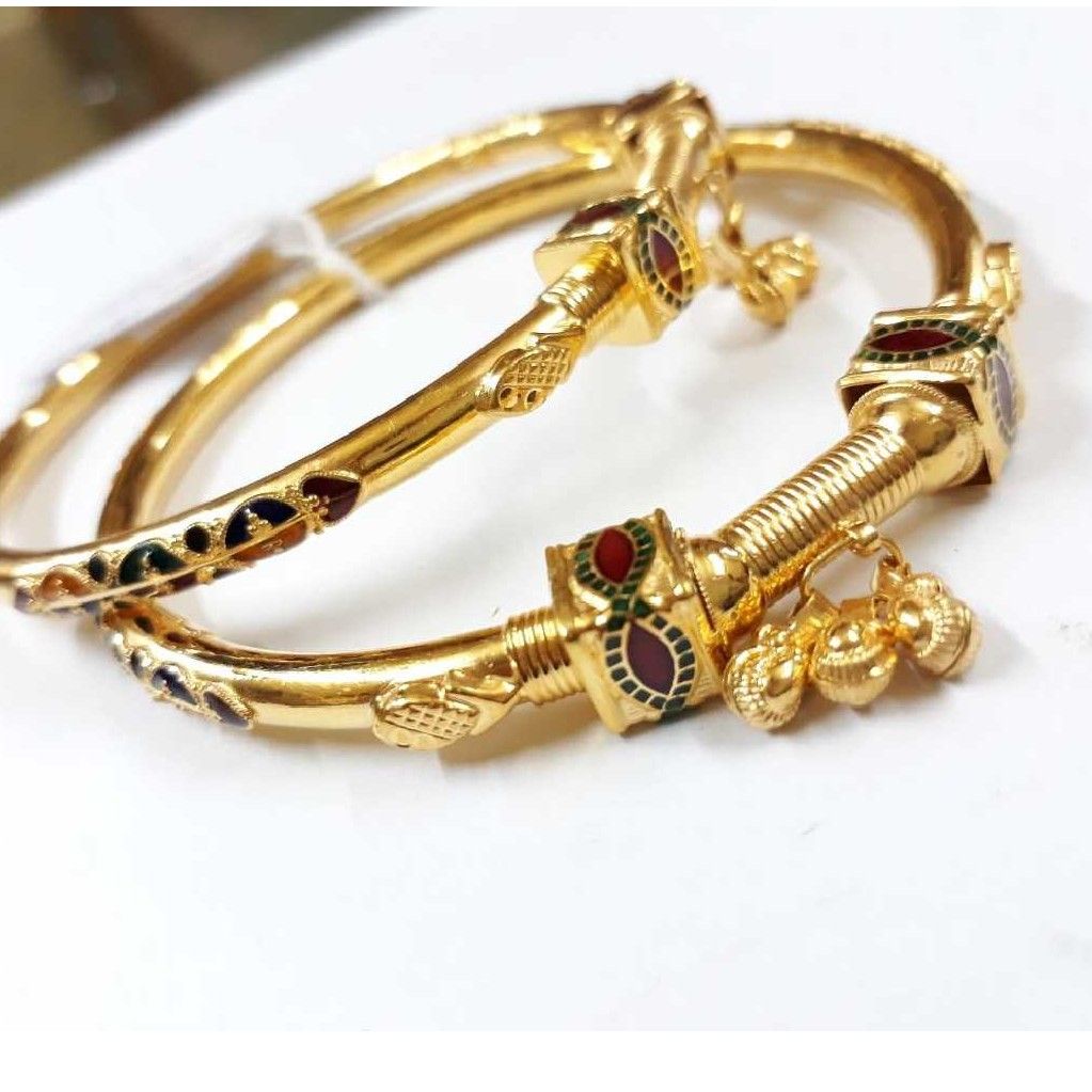 22KT Gold Indian Fancy Bangles