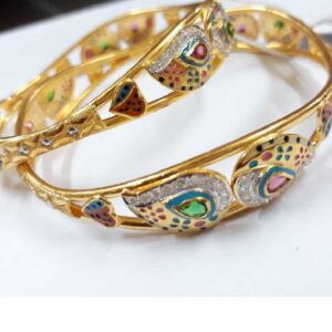 22KT Gold Indian Antique Bangles