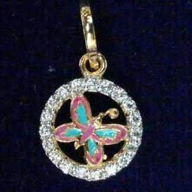 Fancy Gold Kids Pendant - Image 3