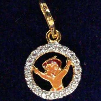 Fancy Gold Kids Pendant - Image 2