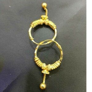 Gold Ladies Fancy Pipe Bali