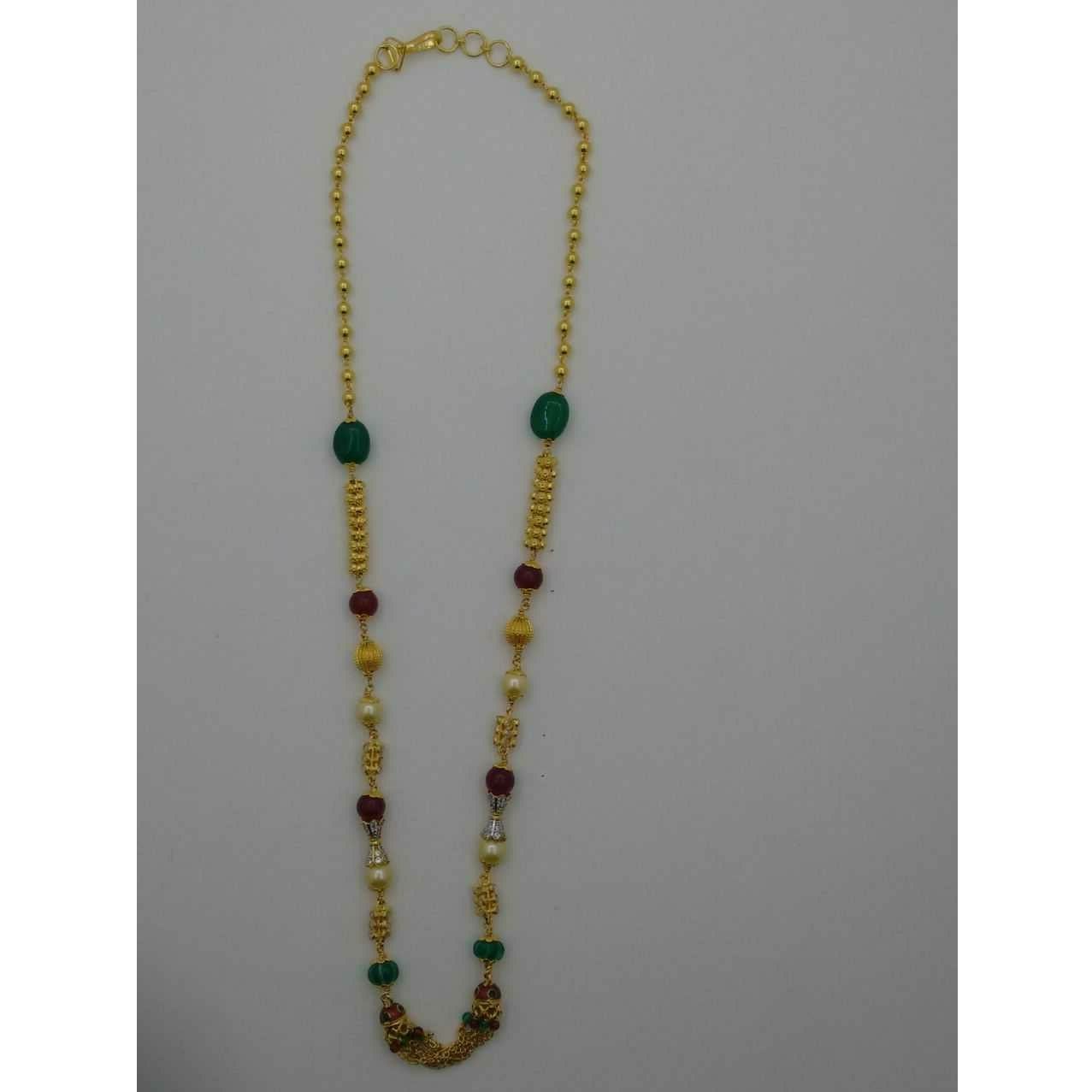 22KT Gold Ladies Indian Designer Mala