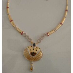 22KT Gold Designer Ladies Indian Necklace