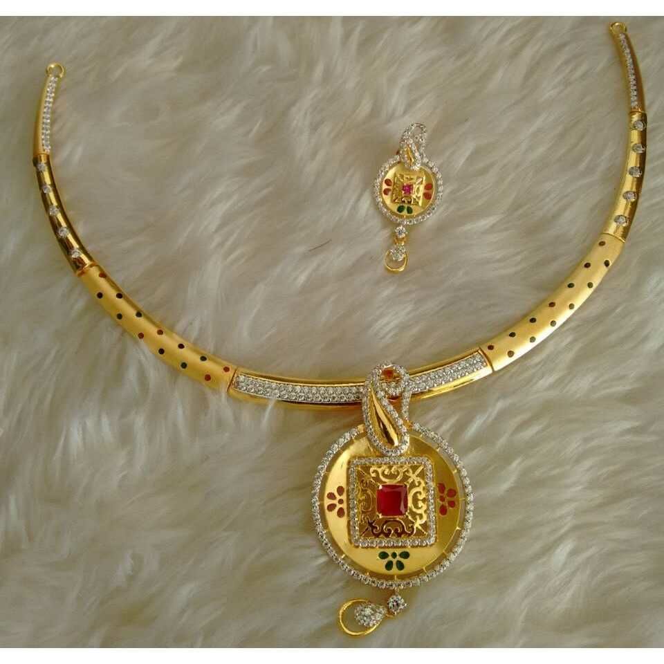 22KT Gold Designer Necklace Set