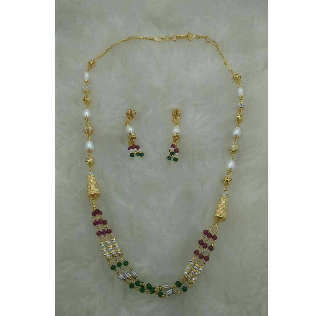 22KT Gold Ladies Modern Mala - Image 3