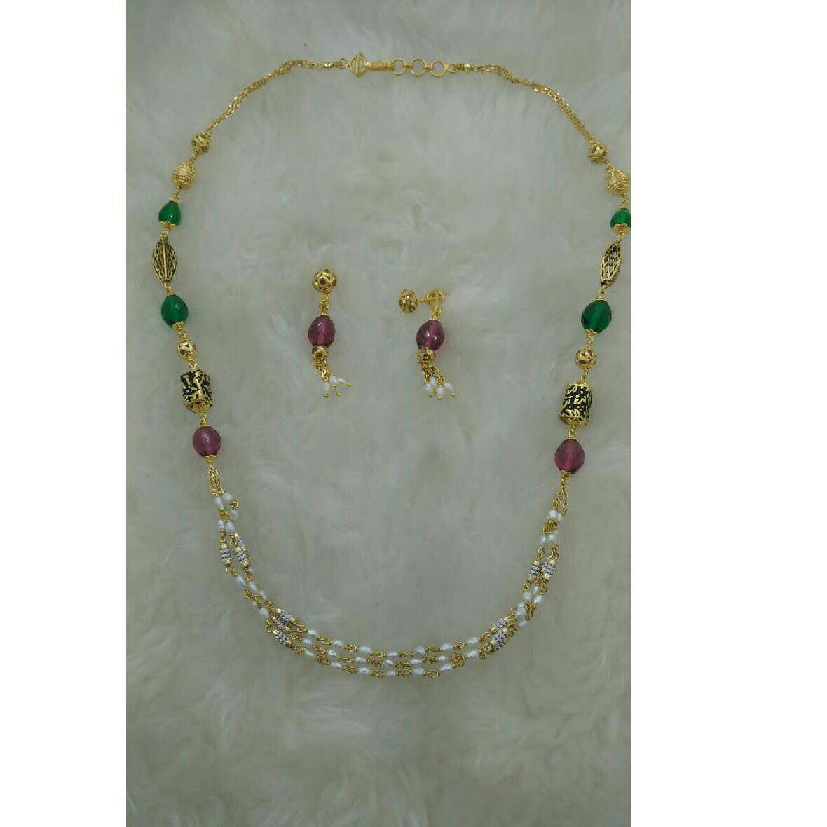 22KT Gold Ladies Modern Mala - Image 2