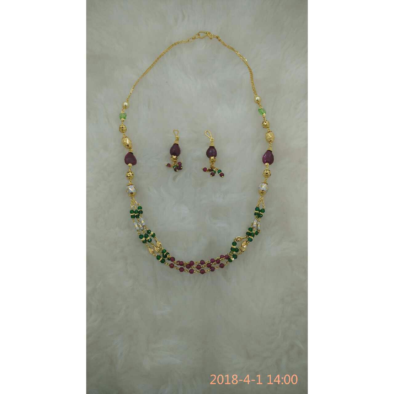 22KT Gold Ladies Modern Mala