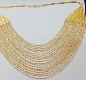 22K / 916 Gold Ladies Nakshi Bridal Attractive  Mala