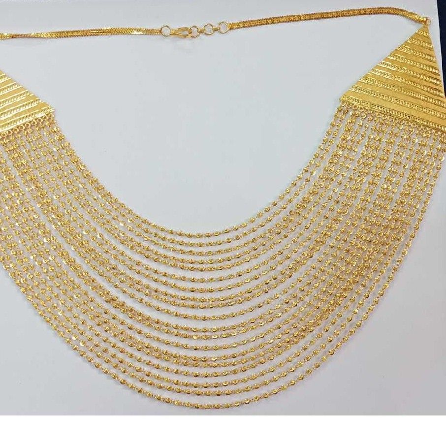 22K / 916 Gold Ladies Nakshi Bridal Attractive Mala