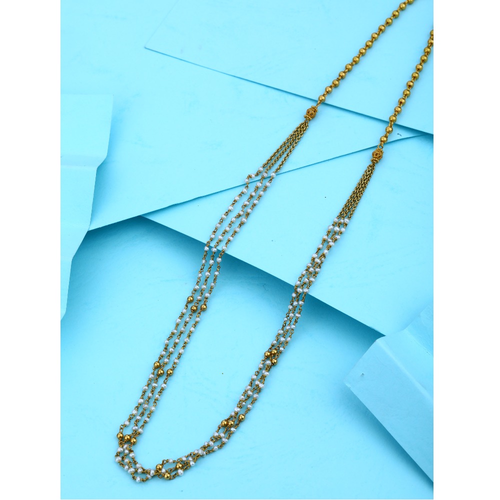 22KT Hallmark Gold 3 Layer Mala
