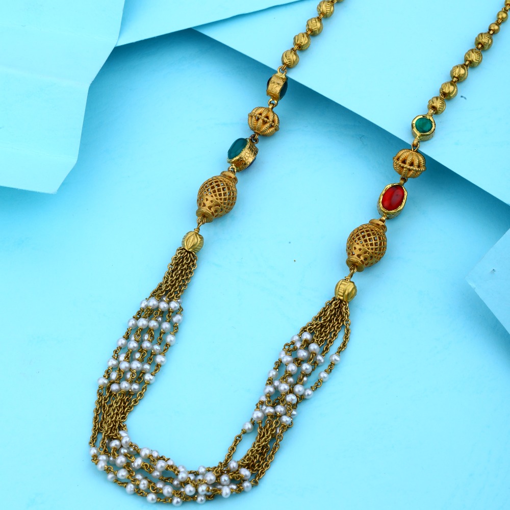22KT Gold Traditional Design Hallmark Mala