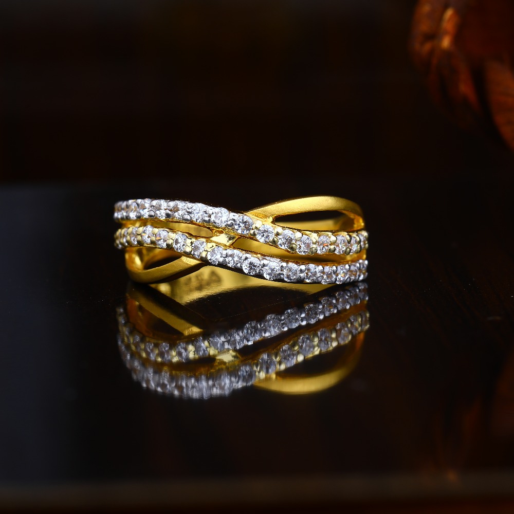 22KT Gold Hallmark Engagement  Ring