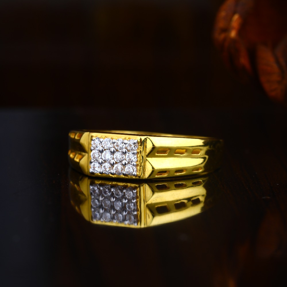 22KT Gold Office Wear  Men's Ring