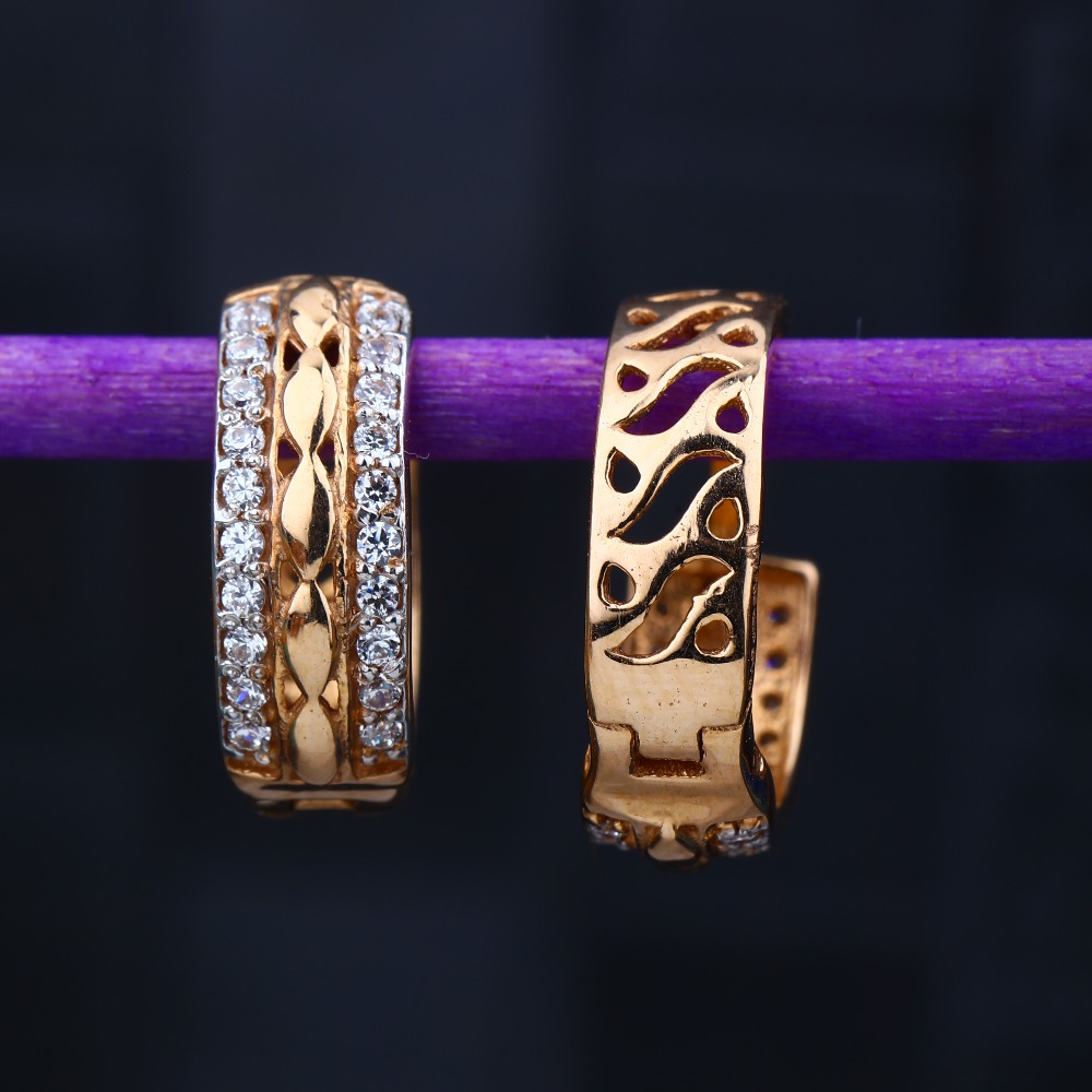 18KT Rose Gold Hallmark Light Weight Design Tops