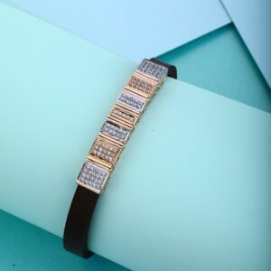 18KT Rose Hallmark Simple Design Gold Bracelet