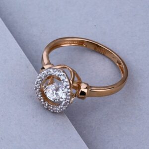 18KT Rose Gold Hallmark Elegant Design Ring