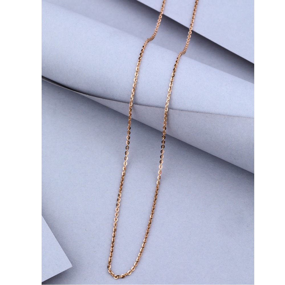 22KT Gold Simple Design Chain