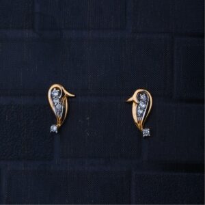 gold cZ adorable Design Earring