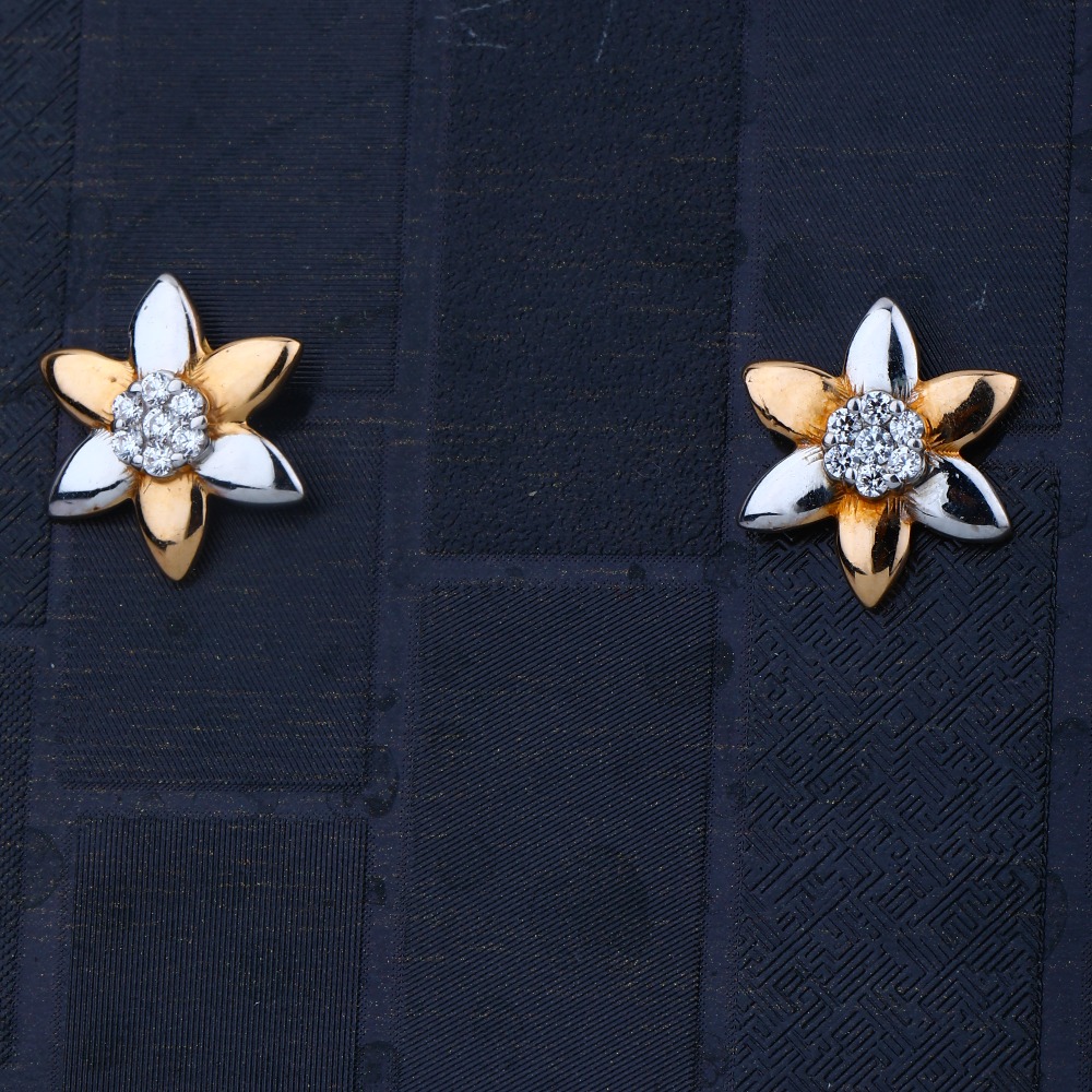 916 Gold Parity Design Earring