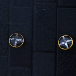 916 Gold CZ Daily Wear Earring