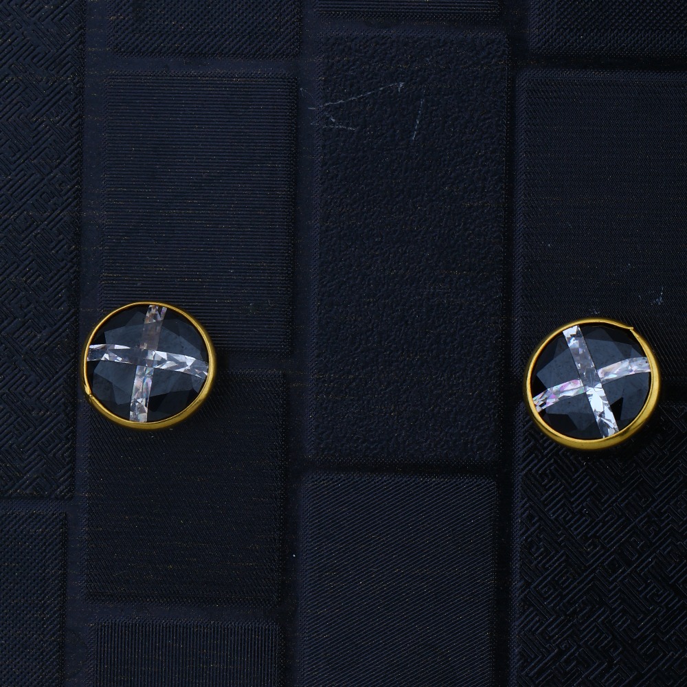 916 Gold CZ Daily Wear Earring