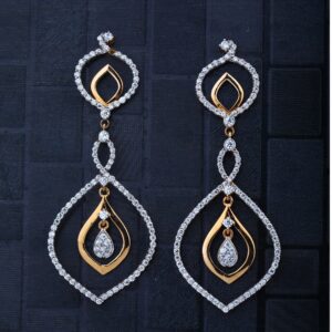 916 gold Light Weight Earring