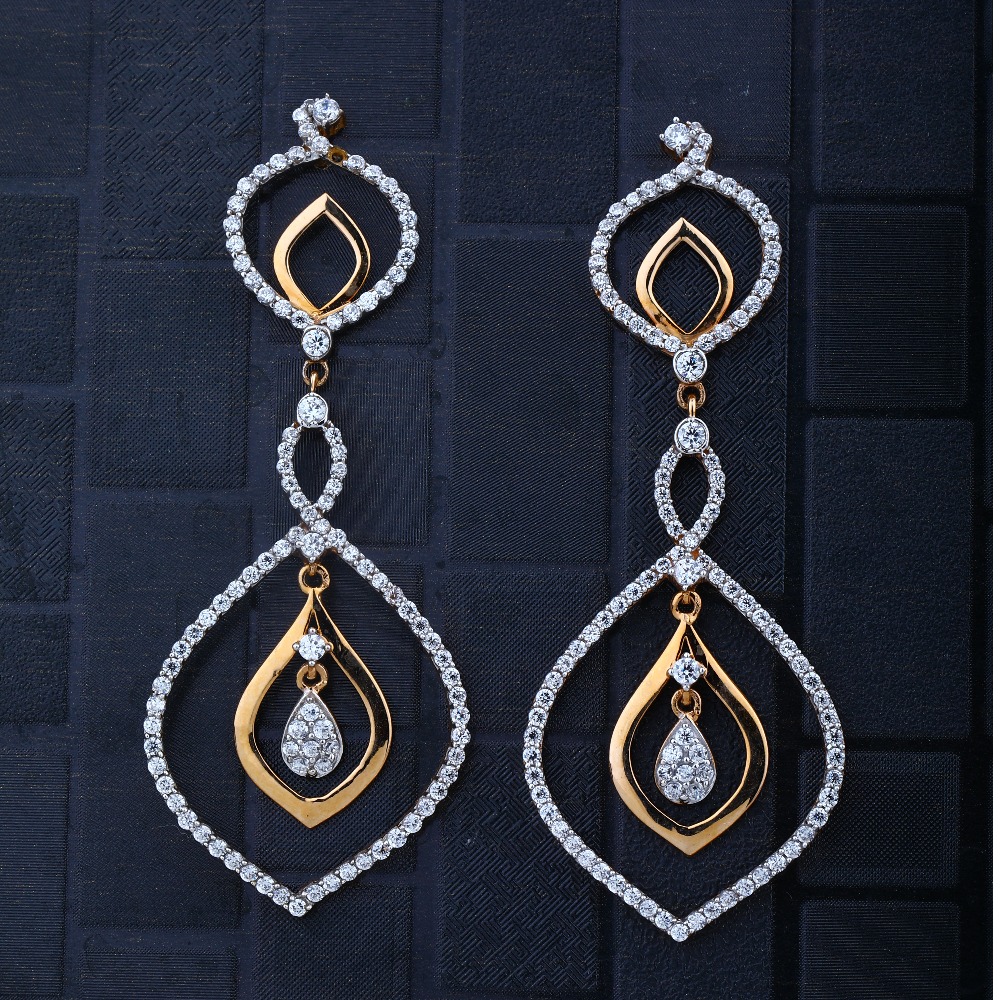916 gold Light Weight Earring