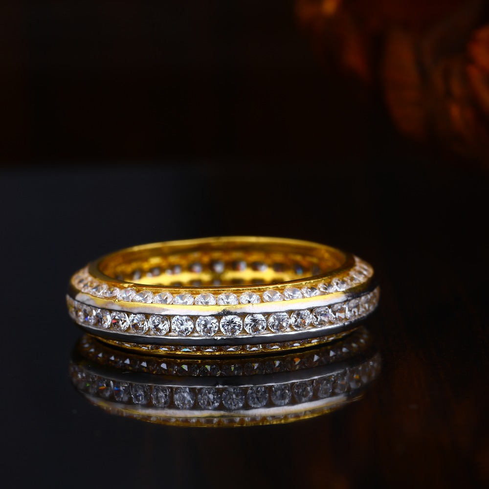 916 CZ gold Hallmark New Design Round Ring