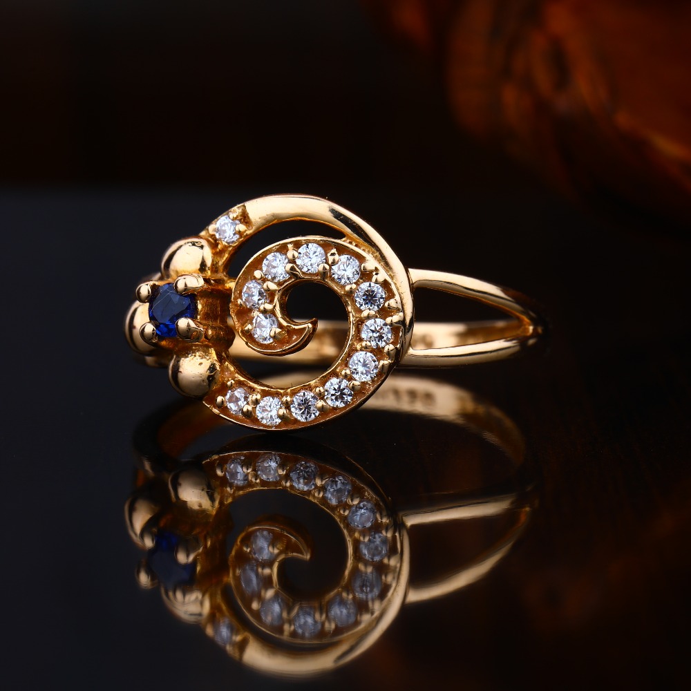 18KT Rose Gold Hallmark Elegant Ring