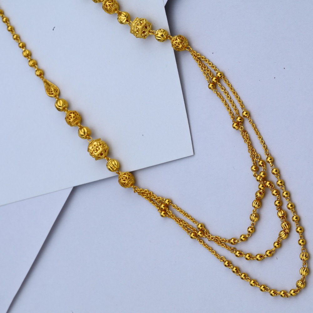 916 Gold 3 layer Chain - Image 3