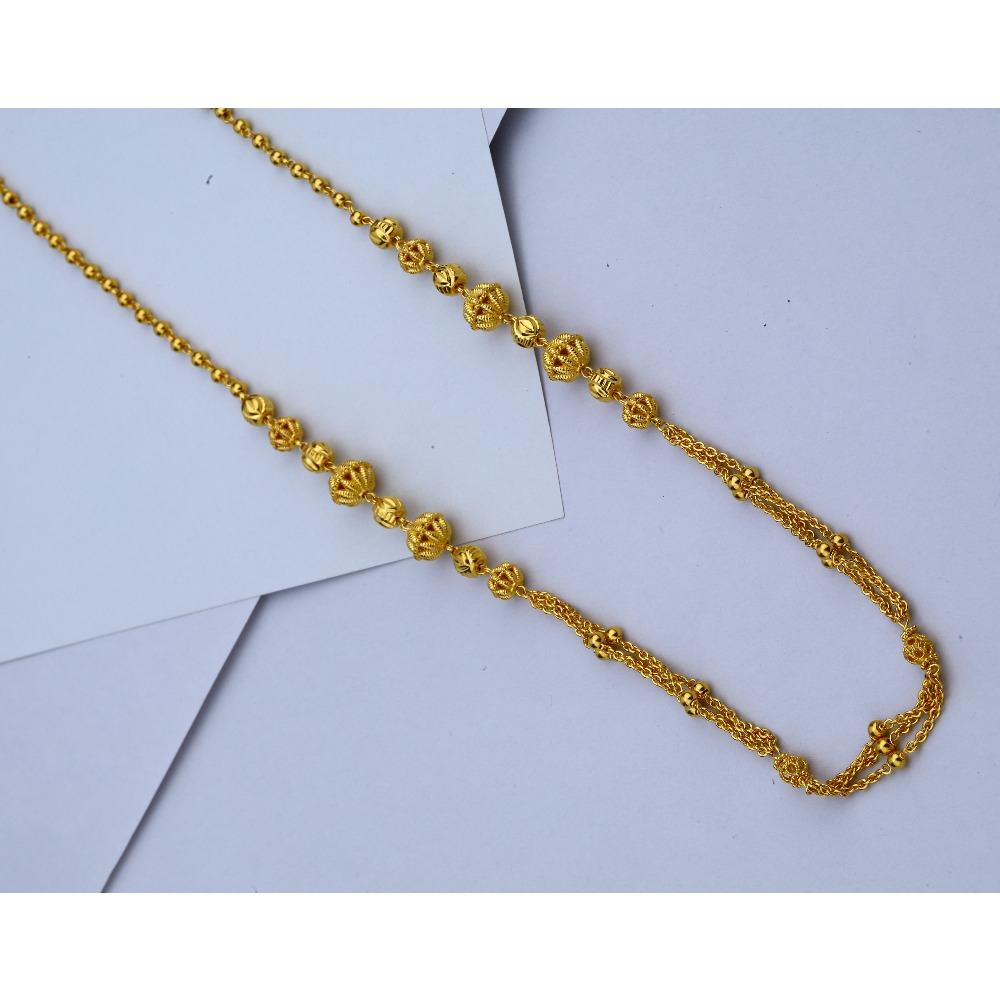 22KT Hallmark Gold Traditional Design Chain