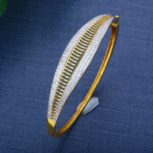 916 CZ Gold Designer Bracelet