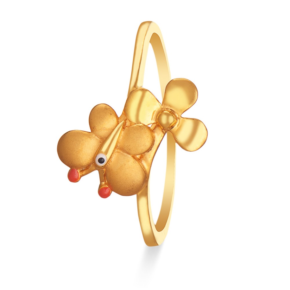 Floral Engagement Ring