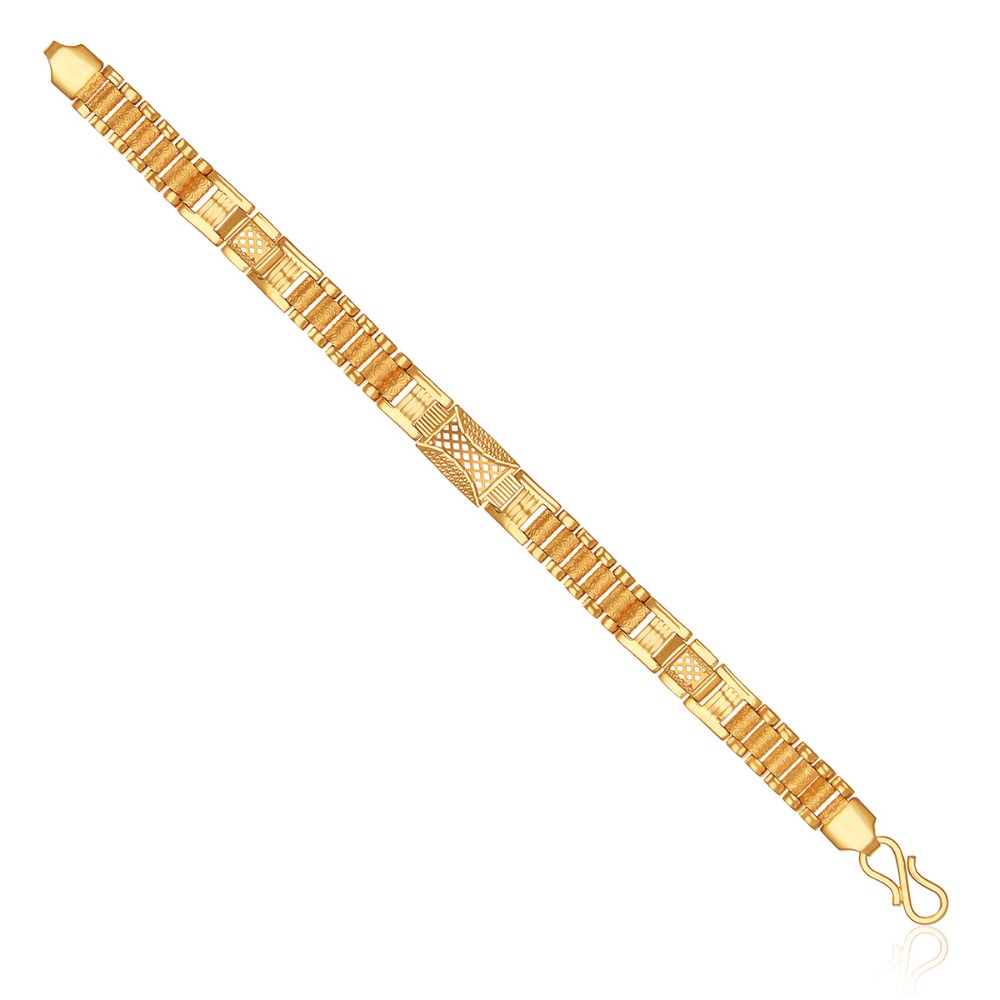 14 k yellow gold fancy bracelet
