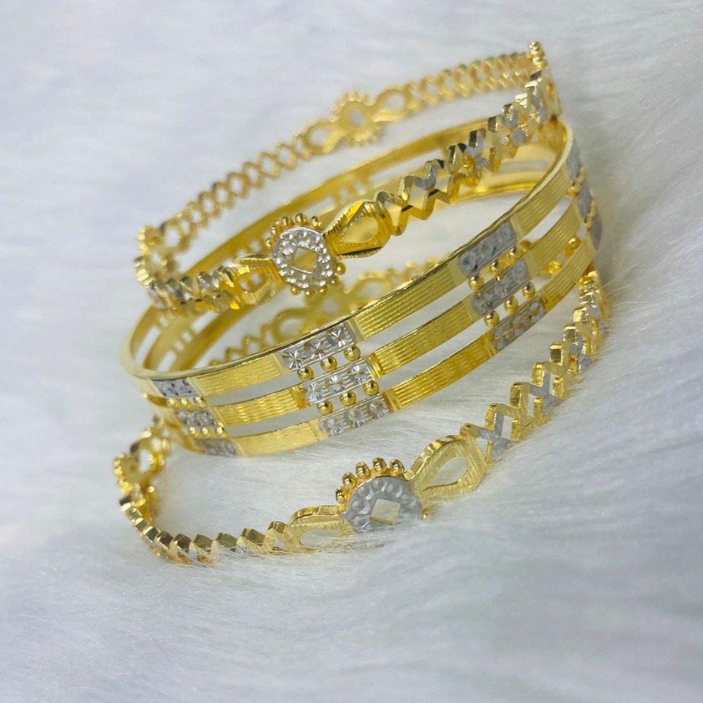 916 gold bangle set