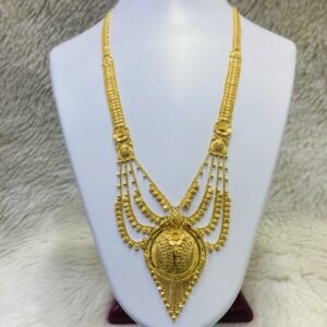 22K Gold Flower Design Rani Haar