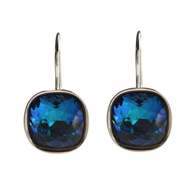 925 Silver Bermuda Blue Earring
