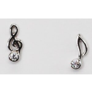 925 Silver music Icon Earring