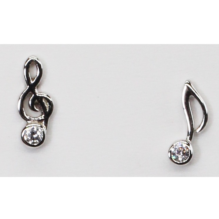 925 Silver music Icon Earring