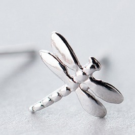 925 Silver drangonfly Earring