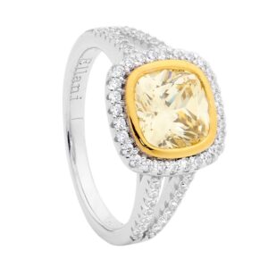 925 Silver With Diamond Ring
